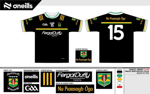 Pearse Ogs GAC Team Short Sleeve Training Top Fergal Duffy (Adults)