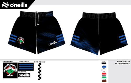Madden GAC Mourne Printed Shorts (Adults)