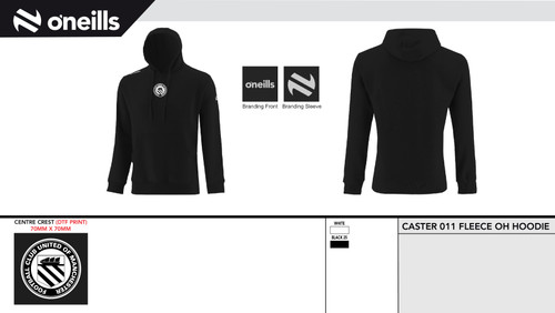 FC United of Manchester Caster Fleece Pullover Hoodie (Kids)