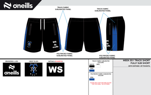 Trafford MV RFC Meek Woven Shorts (Adults)