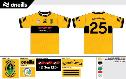 Naomh Eanna Camogie Jersey (Adults)