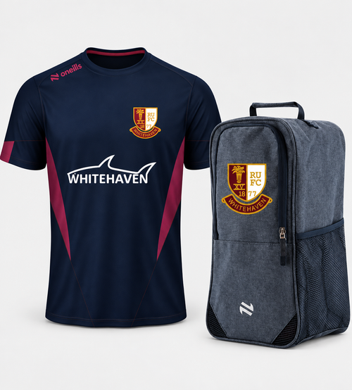 Whitehaven Sharks RUFC T-Shirt & Boot Bag (Adults)