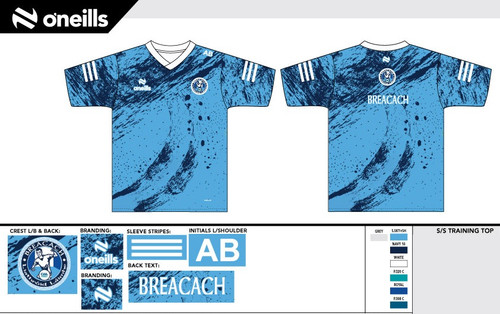 Beragh Red Knights Team Short Sleeve Training Top Handball (Kids)