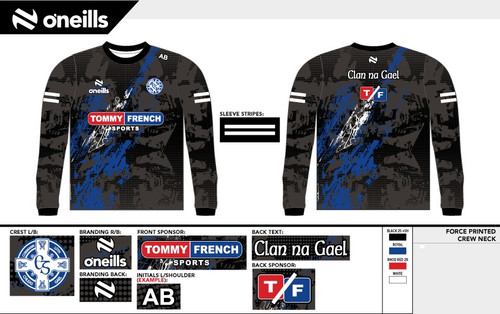Clan Na Gael Force Warmup Top (Kids)