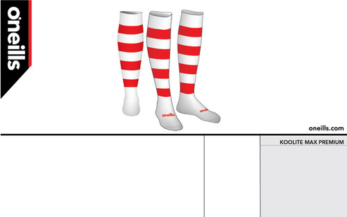 Crowborough RFC Koolite Max Premium Sports Socks Hoops (Adults)