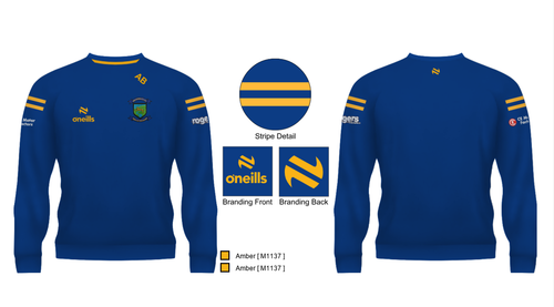 Limavady Wolfhounds Voyager Crew Neck Fleece Sweatshirt (Adults)