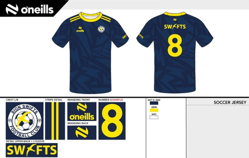 Sion Swifts FC Team Short Sleeve Training Top 2026 (Adults)