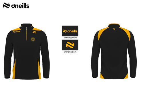 Naomh Aodhan Easton Brushed Half Zip Top (Kids)
