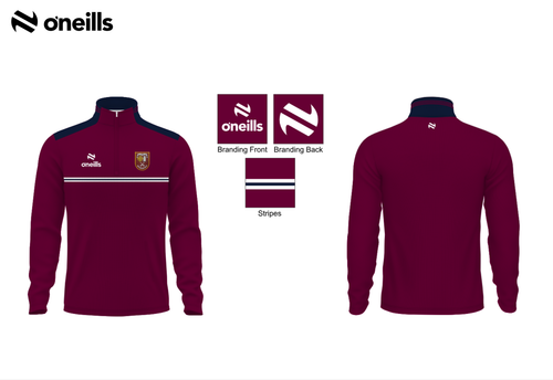 Ruairi Og Naples Brushed Half Zip Top (Adults)