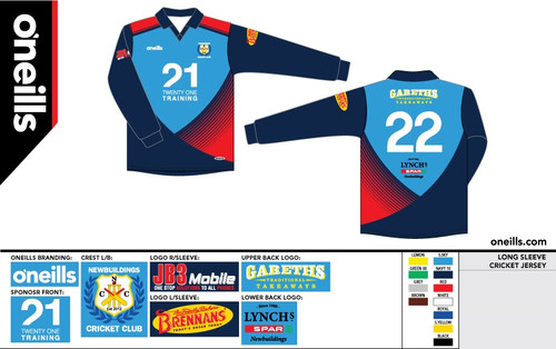 New Buildings Long Sleeve Playing Jersey (Adults)