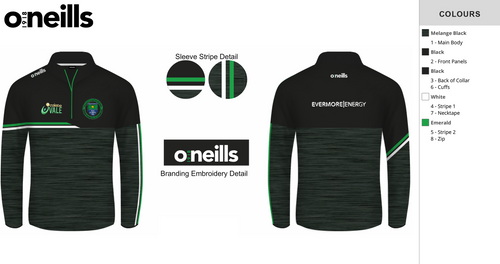 Faughanvale Nevis Brushed Half Zip Squad Top (Kids)