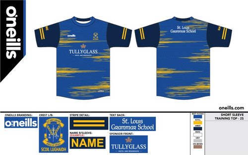 St Louis Grammar Short Sleeve Training Top (Kids)