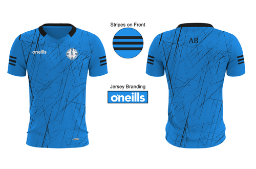 Cookstown Fr. Rocks Short Sleeve Training Top Sky (Kids)