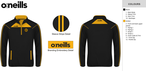 Glenn Aston Squad Half Zip Top (Adults)