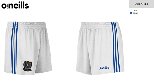 St. Galls Mourne Playing Shorts White (Adults)