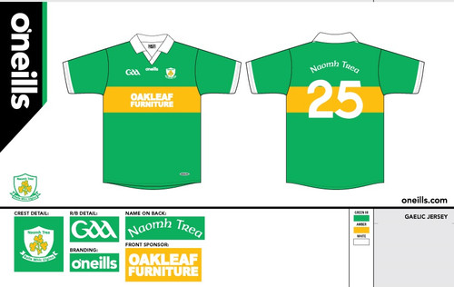 Naomh Trea Retro Jersey Style 1 (Adults)