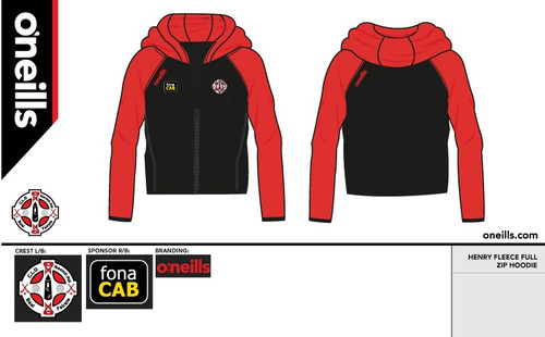 St. Pauls Belfast Henry Full Zip Fleece Hoodie (Adults)