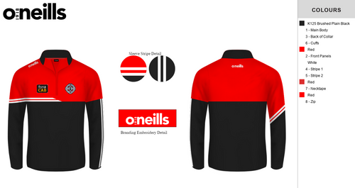 St. Pauls Belfast Nevis Brushed Half Zip Top (Kids)