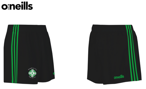 Wolfe Tones GAC Black Printed Short (Kids)