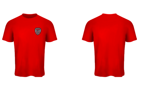 Derry City Ladies Plain Red T-Shirt (Adults)