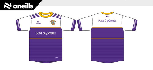 Derrygonnelly Harps GAC White Short Sleeve Training Top (Adults)
