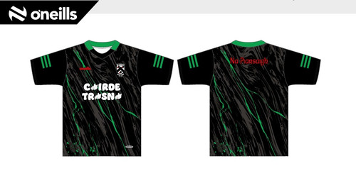 Na Piarsaigh Doire Trasna Team Short Sleeve Training Top Black (Adults)