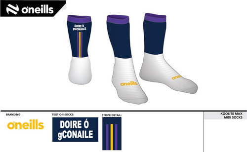 Derrygonnell Harps GAC Midi Socks (Kids)