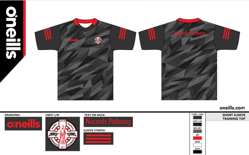 St. Patricks GAC Short Sleeve Training Top (Adults)