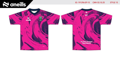 Newtownbutler GAC Pink Training Top (Kids)