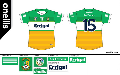 St. Colms GAC Drum Team Jersey Camogie (Kids)
