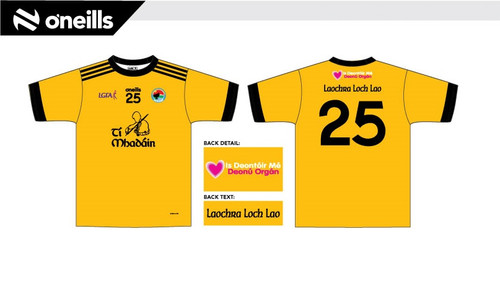 Laochra Loch Lao Team Jersey Ti Mhadain LGFA Amber (Adults)