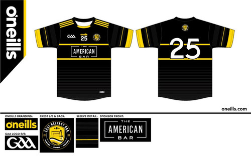 East Belfast GAA Team Jersey American Bar (Adults)
