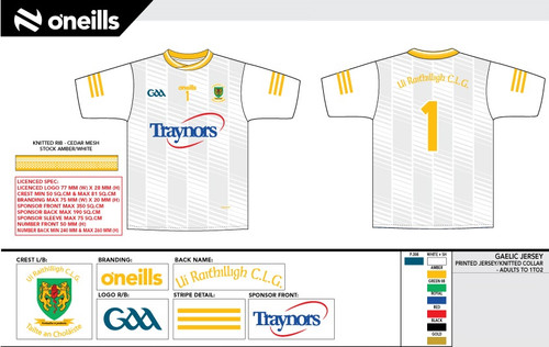 Collegeland O'Rahillys Goalkeeper Jersey (Adults)