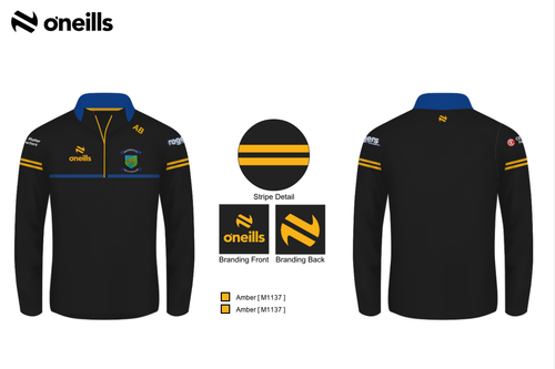 Limavady Wolfhounds Bolton Brushed Half Zip Top (Kids)