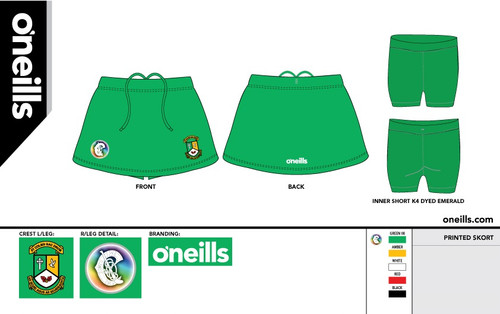 St. Colms GAC Drum Team Skort (Kids)