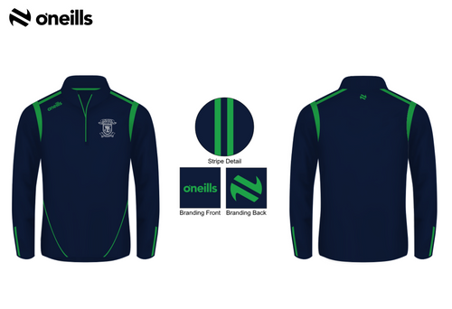 St. Malachy's Primary School Castlewellan Loxton Brushed Half Zip Top (Kids)