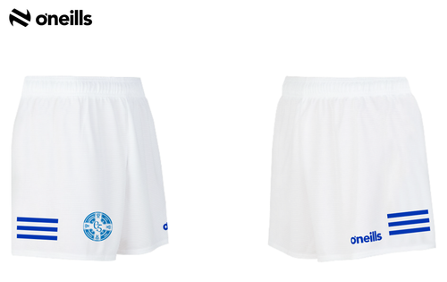 Clan na Gael CLG Lurgan Mourne Printed Shorts White (Adults)