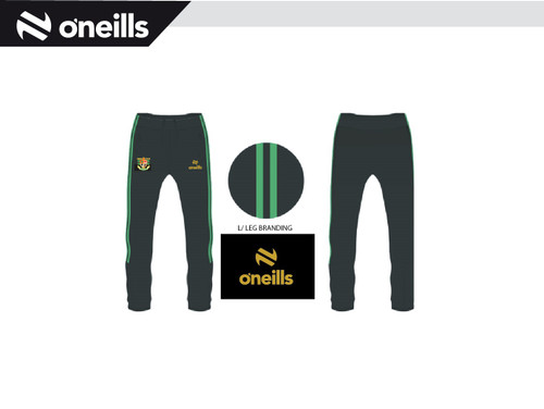 Aberavon Green Stars Nevis Brushed Skinny Tracksuit Bottoms (Kids)
