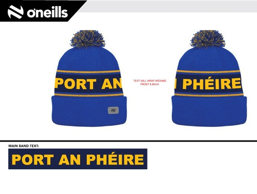 Portaferry GAC Nordic Knitted Bobble Hat (Adults)