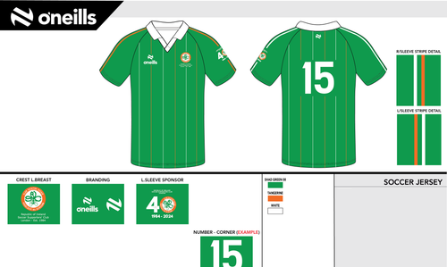 Republic of Ireland Supporters Club Team Jersey (Kids)