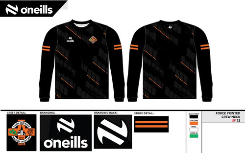 Glenavy GAC Force Game Day Warmup Top (Adults)