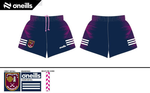 Ruairi Og Mourne Shorts Marine/Pink (Kids)