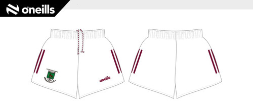Tempo Maguires GAC Mourne Printed Shorts White (Kids)
