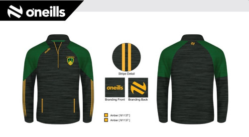 Kickhams Creggan GAC Oslo Brushed Half Zip Top (Kids)