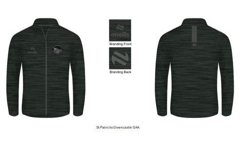 St. Patricks Greencastle Galvas Brushed Full Zip Top (Adults)