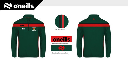 St Brendans GAA Auckland Squad Half Zip Top (Adults)