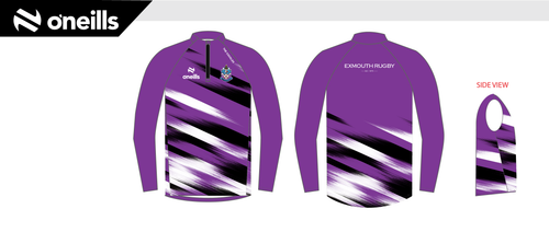 Exmouth RFC Daly Printed Half Zip (Kids)