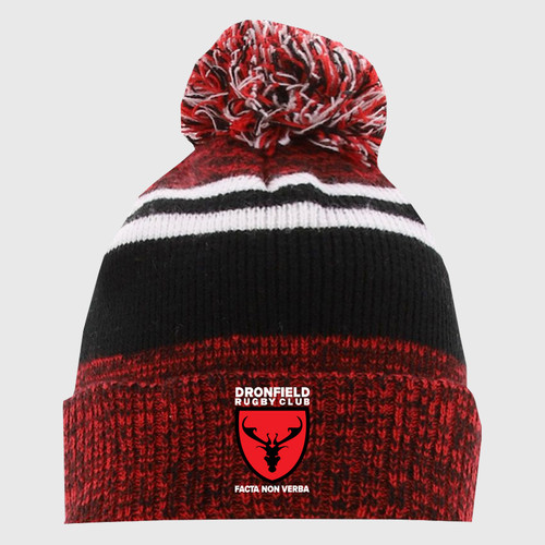 Dronfield Rugby Club Canyon Knitted Bobble Hat (Adults)