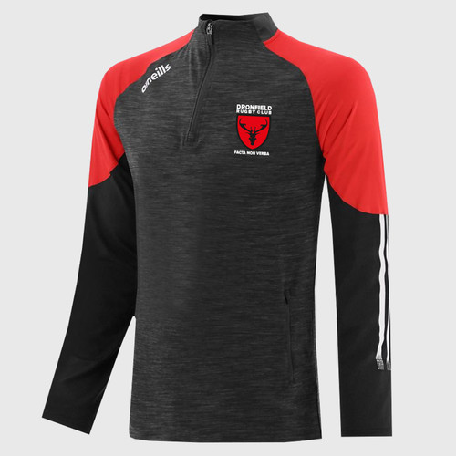 Dronfield Rugby Club Oslo Brushed Half Zip Top (Adults)