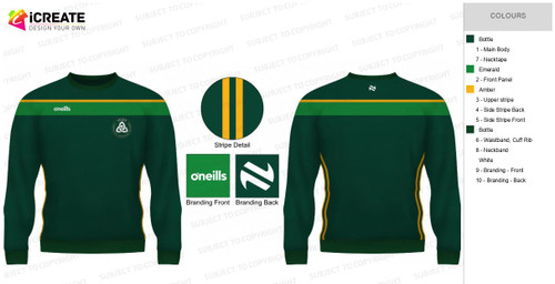 Lecale CCE Auckland Crew Neck Fleece Sweatshirt (Kids)